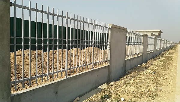 Tường rào sau khi hoàn thiện