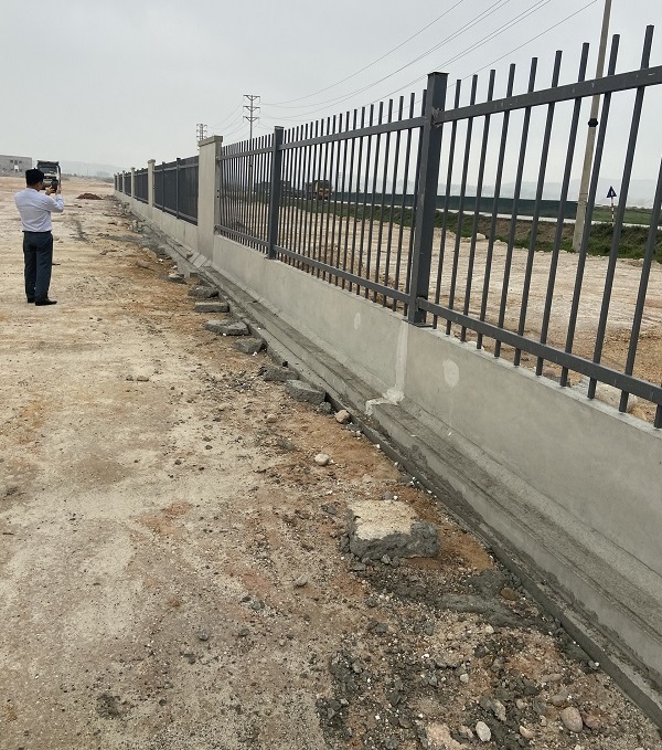 Hyundai Thành Công Quảng Ninh – Dự án thi công tường rào đặc, thoáng BTLG